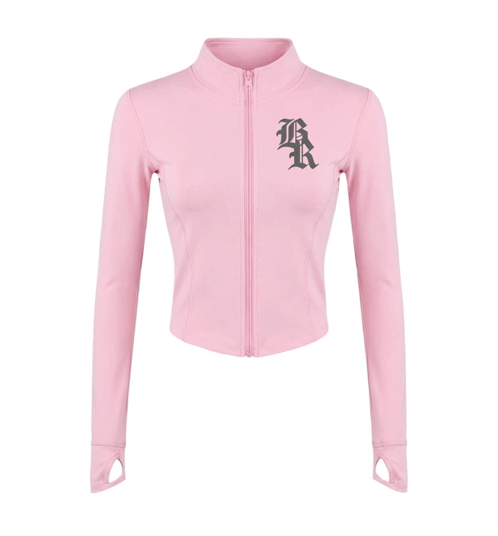 Women's Reflective Full Zip Crop Jacket