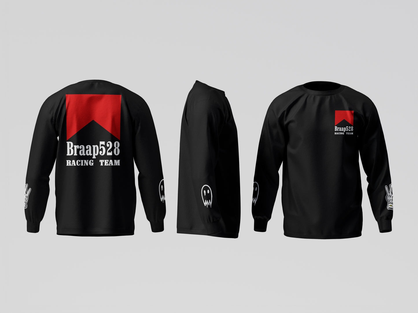 Braap Racing Team - Long Jersey Sleeve T - Shirt